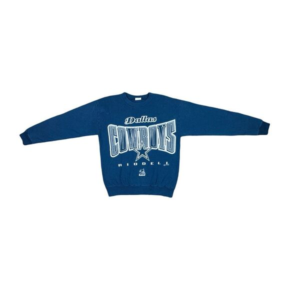 Vintage Riddell 1997 Dallas Cowboys Crew Neck Sweatshirt - Size M/L - Picture 4 of 10